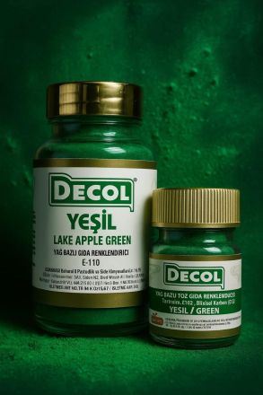Масленоразтворим оцветител на прахова основа 25гр-Зелена ябълка