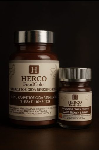 Водоразстворим оцветител прах 75гр-тъмно кафяв