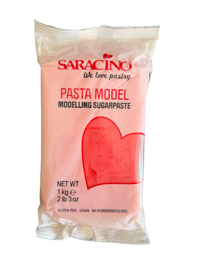 Saracino - 1 kg Моделираща паста -фуксия